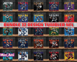 bundle 32 design nfl teams, nfl logo, tumbler design, design bundle football, nfl tumbler design, design by mon ami17