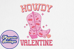 retro valentines png sublimation howdy design 05