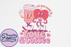 retro valentines png sublimation coffee design 07