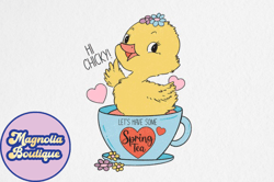 vintage easter cute duck sublimation design 65