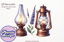 watercolor old rusty kerosene lamp design 90