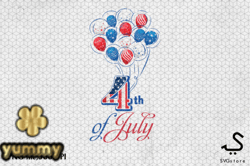 4th of july balloon sublimation png design 62