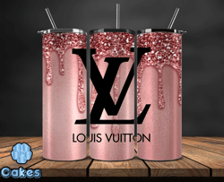 lv  tumbler wrap, lv tumbler png, lv logo , luxury tumbler wraps, logo fashion  design by yummi store 08