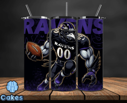 baltimore ravens nfl tumbler wraps, tumbler wrap png, football png, logo nfl team, tumbler design by yummi store 03