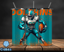 miami dolphins nfl tumbler wraps, tumbler wrap png, football png, logo nfl team, tumbler design by yummi store 20