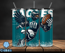 philadelphia eagles nfl tumbler wraps, tumbler wrap png, football png, logo nfl team, tumbler design by yummi store 26