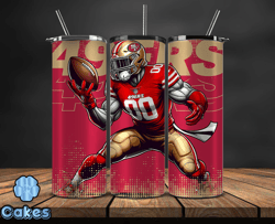 san francisco 49ers nfl tumbler wraps, tumbler wrap png, football png, logo nfl team, tumbler design by yummi store 28