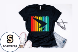 vintage hang gliding t shirt design design 220