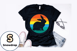 vintage bunny t shirt design design 230