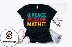 peace love math vintage math design design 239