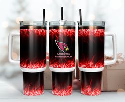 arizona cardinals tumbler 40oz png, 40oz tumler png 01 by rose