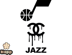 Utah Jazz PNG, Chanel NBA PNG, Basketball Team PNG,  NBA Teams PNG ,  NBA Logo Design 30