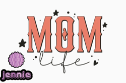 retro mom life lightning bolt svg  designdesign13