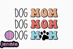 retro dog mom quote svg dog lover design17