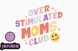 retro mothers day quote svg moms club design15