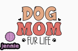 retro mothers day dog svg dog lover mom design25