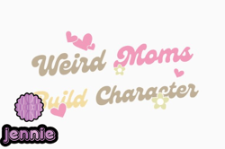 weird mom retro mothers day quotes svg design28