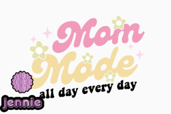 mom mode retro mothers day quotes svg design27