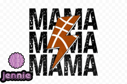 basketball mama stacked png design207