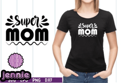 super mom svg design 07