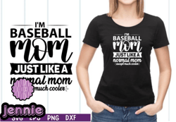 im baseball mom just like a normal mom design 46