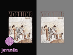 mother retro vintage png - mothers day design 176