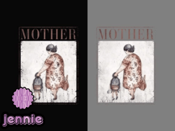 mother retro vintage png - mothers day design 173