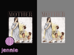 mother retro vintage png - mothers day design 179