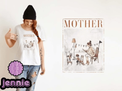 mother retro vintage png - mothers day design 185