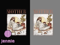 mother retro vintage png - mothers day design 182