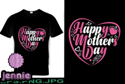 happy mothers day t-shirt design design 204