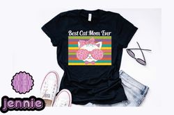 vintage retro best cat mom ever design design 108