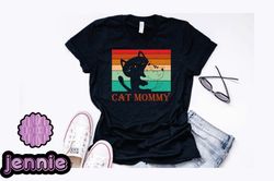 vintage retro black cats mom design design 112