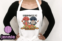 happiness gnomes cooking sublimation png design 121