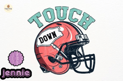 vintage touchdown season png design 138