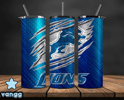 detroit lions tumbler wraps ,detroit logo, nfl tumbler png tumbler 107