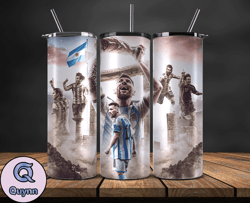 lionel  messi tumbler wrap ,messi skinny tumbler wrap png, design by vangg store 31