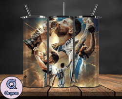 lionel  messi tumbler wrap ,messi skinny tumbler wrap png, design by vangg store 42