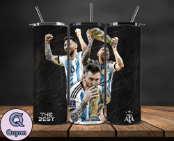 lionel  messi tumbler wrap ,messi skinny tumbler wrap png, design by vangg store 44