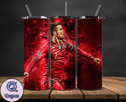 ronaldo tumbler wrap ,cristiano ronaldo tumbler design, ronaldo 20oz skinny tumbler wrap, design by vangg store 15