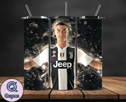 ronaldo tumbler wrap ,cristiano ronaldo tumbler design, ronaldo 20oz skinny tumbler wrap, design by vangg store 24