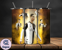 ronaldo tumbler wrap ,cristiano ronaldo tumbler design, ronaldo 20oz skinny tumbler wrap, design by vangg store 45