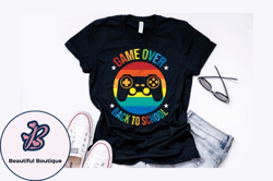 vintage retro game over t shirt design design 185