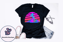 retro ski vintage 80s 90s t shirt design design 207