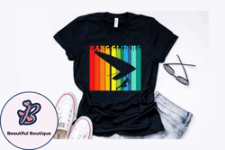 vintage hang gliding t shirt design design 220