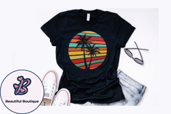 retro vintage palm tree design design 284