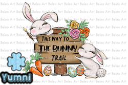 this way to the bunny trail sublimationdesign 36