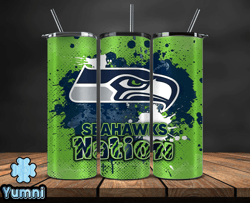 seattle seahawks logo nfl, football teams png, nfl tumbler wraps, png design by yumni store 11