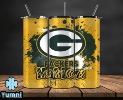 green bay packers logo nfl, football teams png, nfl tumbler wraps, png design by yumni store 20