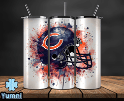 chicago bears logo nfl, football teams png, nfl tumbler wraps, png design by yumni store 32
